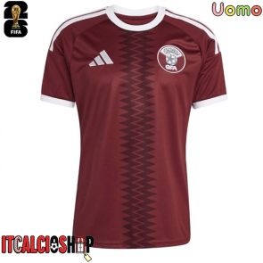 Qatar Prima Maglia Mondiali 2026 Manica Corta